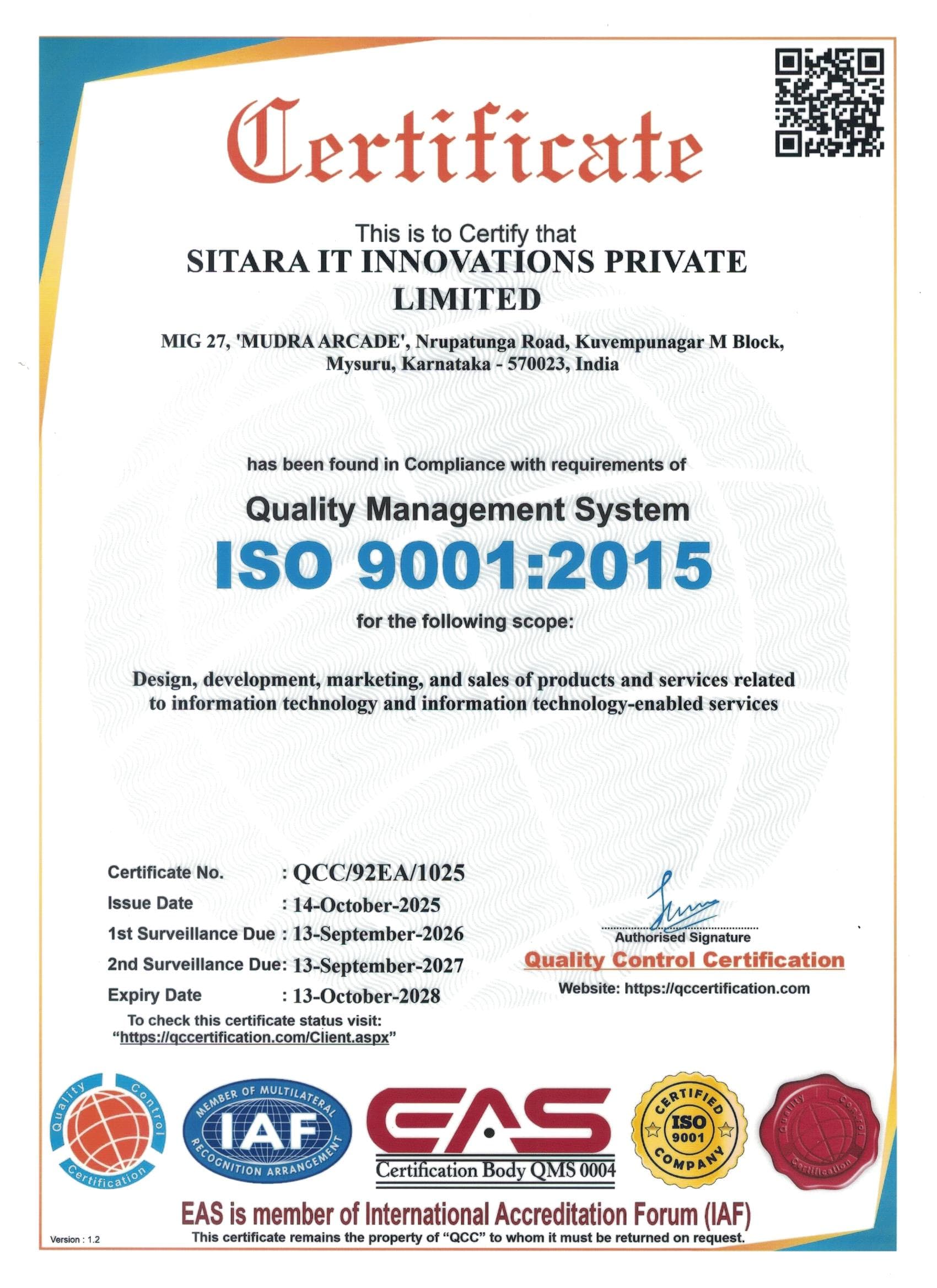 ISO 9001:2015