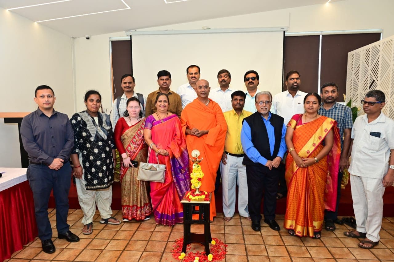 Team putting hands together